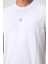 Tommy Life Beyaz Polyester Nefes Alan Dokulu Ince Esnek Standart Fit Erkek Performans T-Shirt - 88390 3