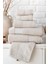 Jakarlı Havlu Set 6 Lı 70*140 cm 2 Adet 50*90 cm 2 Adet 30*50 cm 2 Adet Taş 3