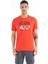 Tommy Life Beyaz Yazı Baskılı O Yaka Standart Kalıp Erkek T-Shirt - 88174 1