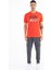 Tommy Life Beyaz Yazı Baskılı O Yaka Standart Kalıp Erkek T-Shirt - 88174 2