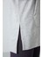 Gri Melanj Balon Kol Yazı Nakışlı Kadın Oversize Tunik Sweatshirt - 97163 4