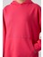 Viva Kırmızı Balon Kol Yazı Nakışlı Kadın Oversize Tunik Sweatshirt - 97163 3