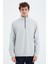 Tommy Life Taş Dik Yaka Yarım Fermuarlı Cep Detaylı Erkek Sweatshirt - 88278 2