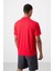 Tommy Life Gri Logo Baskılı Standart Kalıp Polo Yaka Aktif Spor Erkek T-Shirt - 88252 5