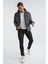 Tommy Life Antrasit Fermuarlı Standart Kalıp Soğuğa Dayanıklı Erkek Şişme Mont - 88167 6