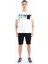 Tommy Life Beyaz Ön Cep Detaylı Baskılı Standart Kalıp Erkek T-Shirt - 88200 2