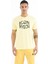 Tommy Life Sarı Yazı Baskılı O Yaka Standart Kalıp Erkek T-Shirt - 88174 1