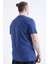 Tommy Life Indigo Basic Kısa Kol O Yaka Erkek Büyük Beden T-Shirt - 88072 8