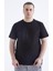 Tommy Life Siyah Basic Kısa Kol O Yaka Erkek Büyük Beden T-Shirt - 88072 6