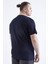 Tommy Life Lacivert Basic Kısa Kol O Yaka Erkek Büyük Beden T-Shirt - 88072 8