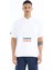 Tommy Life Beyaz Kanguru Cepli Yazı Nakışlı Kapüşonlu Erkek T-Shirt - 88195 3