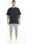 Tommy Life Lacivert Kol Arma Detaylı Basic Oversize Erkek T-Shirt - 88193 2