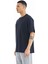 Tommy Life Lacivert Kol Arma Detaylı Basic Oversize Erkek T-Shirt - 88193 5