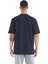 Tommy Life Lacivert Kol Arma Detaylı Basic Oversize Erkek T-Shirt - 88193 6