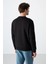 Tommy Life Tommylife Siyah Erkek Basic O Yaka Rahat Form Sweatshirt - 88053 5