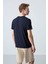 Tommy Life Lacivert Erkek Basic Kısa Kol Standart Kalıp V Yaka T-Shirt - 87912 5