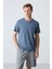 Tommy Life Petrol Erkek Basic Kısa Kol Standart Kalıp O Yaka T-Shirt - 87911 1