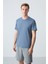 Tommy Life Petrol Erkek Basic Kısa Kol Standart Kalıp O Yaka T-Shirt - 87911 4