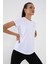 Tommy Life Beyaz Kadın Basic Kısa Kol Standart Kalıp O Yaka T-Shirt - 97144 3