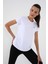 Tommy Life Beyaz Kadın Basic Kısa Kol Standart Kalıp O Yaka T-Shirt - 97144 5