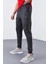 Tommy Life Antrasit Melanj Erkek Cepli Standart Kalıp Jogger Eşofman Alt-84652 2