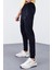 Tommy Life Lacivert Erkek Fermuar Cepli Standart Kalıp Jogger Eşofman ALT-84651 2