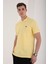 Tommy Life Sarı Erkek Klasik Kısa Kol Dar Kesim Polo Yaka T-Shirt-87768 1