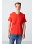 Tommy Life Fiesta Erkek Basic Kısa Kol Standart Kalıp V Yaka T-Shirt - 87912 4