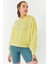 Tommy Life Tommy Life  Limon Kadın Balon Kol Oversize Kapüşonlu Sweatshirt - 97156 3