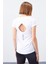 Tommy Life Arka Detay Beyaz Kadın Tshirt 8