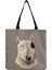 1 Çok Fonksiyonlu Taşınabilir Alışveriş Çantası Moda Kadın Plaj Çantası Komik Bulldog Baskı Tote Çanta (Yurt Dışından) 1