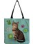 1 Sevimli Kedi Günlüğü Boyama Tote Çanta Kızlar Için Kedi Kaleci Sanat Moda Seyahat Çantası Kadınlar Için Rahat Eko Alışveriş Yüksek Kaliteli Katlanabilir Tote Çanta (Yurt Dışından) 1