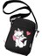 1 Kedi Bayan Omuz Çantası Crossbody Çanta Tuval Küçük Omuz Cep Telefonu Çantası Öğrenci Çanta (Yurt Dışından) 1