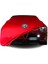 Ultra Shop Alfa Romeo 4C Cope Araba Brandası Kırmızı Kumaş Penye Toz Geçirmez Garaj Brandası Oto Branda 1