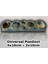 Universal Pandizot 4X16Cm+2X10 Uyumlu Pandizot Özel Boyalı Siyah Pandizot 1