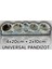 Universal Pandizot 4X20Cm 2X10 Uyumlu Pandizot Özel Boyalı Gri 20Cm Pandizot 1