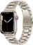 Apple Watch 10 42 mm Uyumlu Metal Kordon Paslanmaz Çelik Baklalı Model Kayış 2