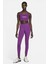 Pro Dri Fit Swoosh Sports Bra In Viotech Cave Purple Orta Destekli Dolgusuz Grafik Kadın Spor Sütyeni Mor 4