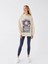 Lcw Vision ten Rengi Baskılı Uzun Kollu Oversize Kadın Hoodie 2