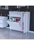 MODİLAYN YENİCE Çok Amaçlı Banyo Dolabı 90 x 97.5 x 32 cm Kirli Çamaşır Sepetli Dolap 3