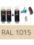 2 Adet Sprey + 1 Adet Vernik Açık Fildişi RAL-1015 Sprey Boya Seti 400 Ml+Zımpara+Kağıt Bant+Eldiven 1