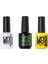 Fontenay Kalıcı Oje Seti Uno Nailprep Dehydrator 15 ml+Rubber Base Gel 15ml+Supershine Top Coat 15ml 1
