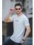 Ft Dont Limit Baskılı Waffle Bisiklet Yaka Likralı Slim Fit Erkek Tshirt 3