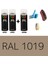 2 Adet Sprey + 1 Adet Vernik Yeşil Bej RAL-1019 Sprey Boya Seti 400 Ml+Zımpara+Kağıt Bant+Eldiven 1