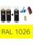 2 Adet Sprey + 1 Adet Vernik Floresan Sarı RAL-1026 Sprey Boya Seti 400 Ml+Zımpara+Kağıtbant+Eldiven 1