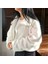 Fermuarlı Dik Yaka Oversize Peluş Ceket Hırka 4