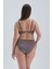 6 cm Yüksek Bel Bikini Tek Alt 2609 Vizon 2