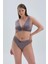 6 cm Yüksek Bel Bikini Tek Alt 2609 Vizon 3