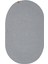 Patna Grey Oval Jüt ve Hasır Görünümlü Halı 1