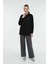 A10178390908020 4W Wb Marcıa 17 4pr Sıyah Kadın Kapsonlu Sweatshırt 5